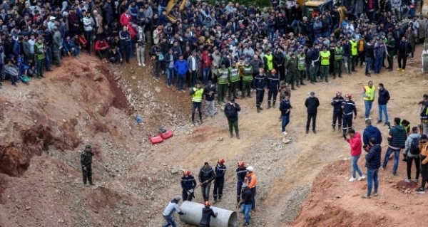 Moroccan rescuers dig to within a metre of boy (5) trapped in well