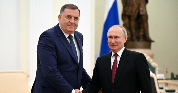 Russia’s Putin meets Bosnian Serb leader Dodik, hails rise in trade