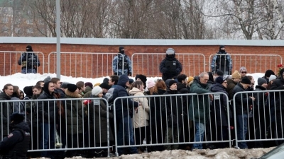 Thousands attended Navalny’s funeral, braving warnings against protests