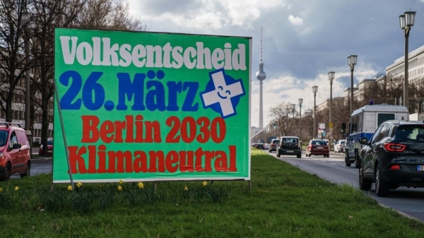 Berlin vote in favour of tighter emission target fails