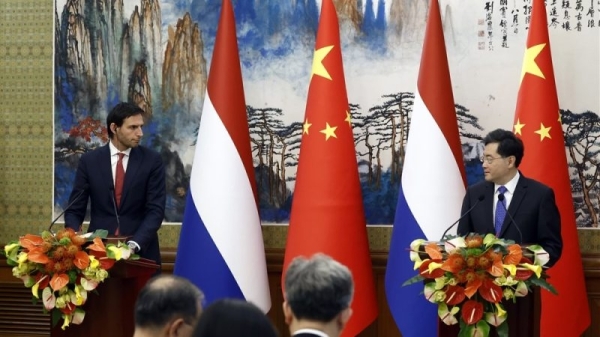 Tensions flare as Dutch Foreign minister meets Chinese counterpart